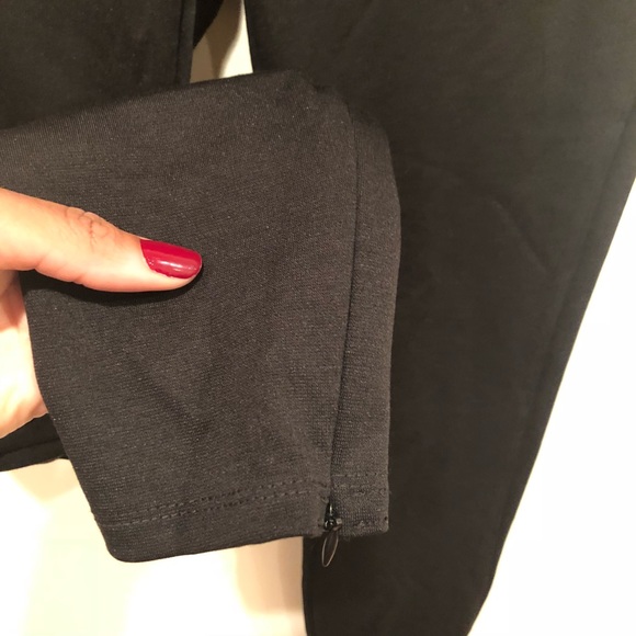 Ankle Zip Stretch Knit Jeggings - Picture 4 of 5